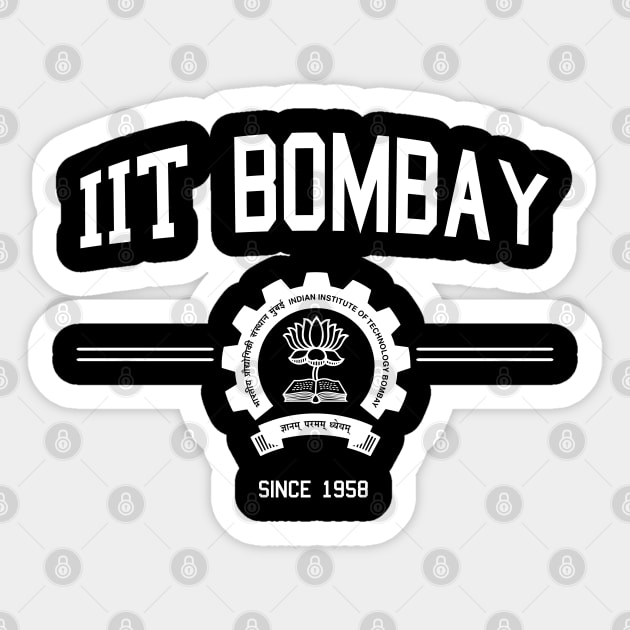 IIT Bombay Mumbai Alumini Alma Mater Indian Bollywood Sticker by alltheprints